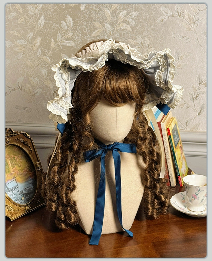 Alice Girl~Sea Salt Fairytale~Sweet Lolita Headdress Built-in Wire BNT and Bow KC