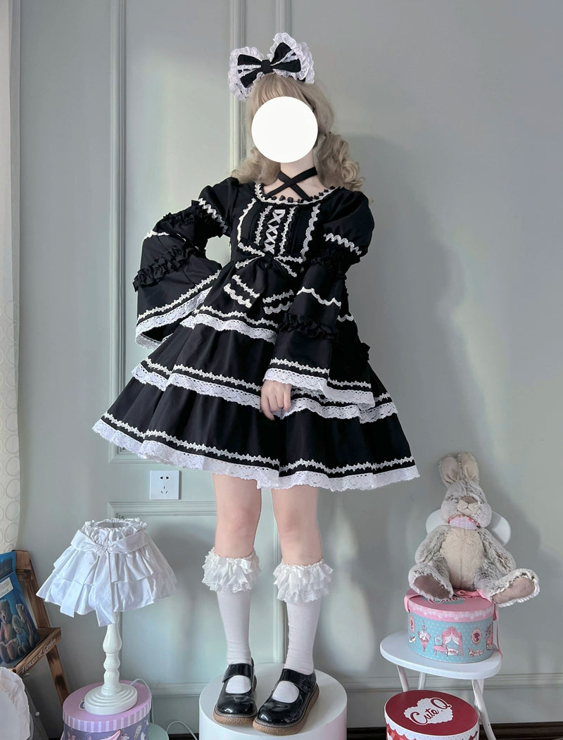 Sugar Girl~Sweet Lolita OP Dress Detachable Sleeves   