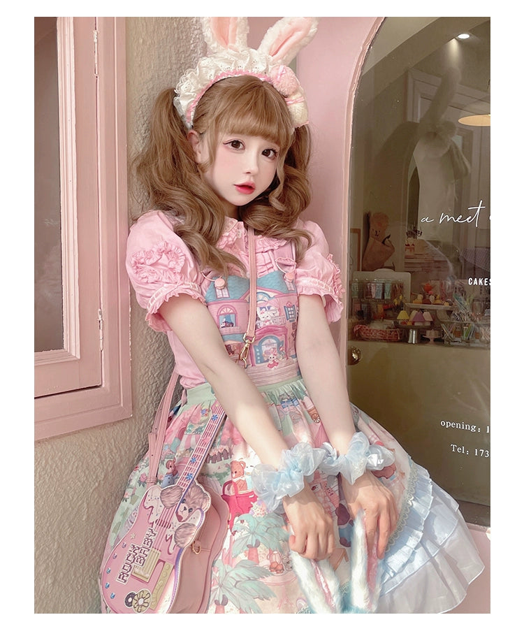 Mewroco - Little Frosty - Kawaii Lolita Summer Blouse Multicolors