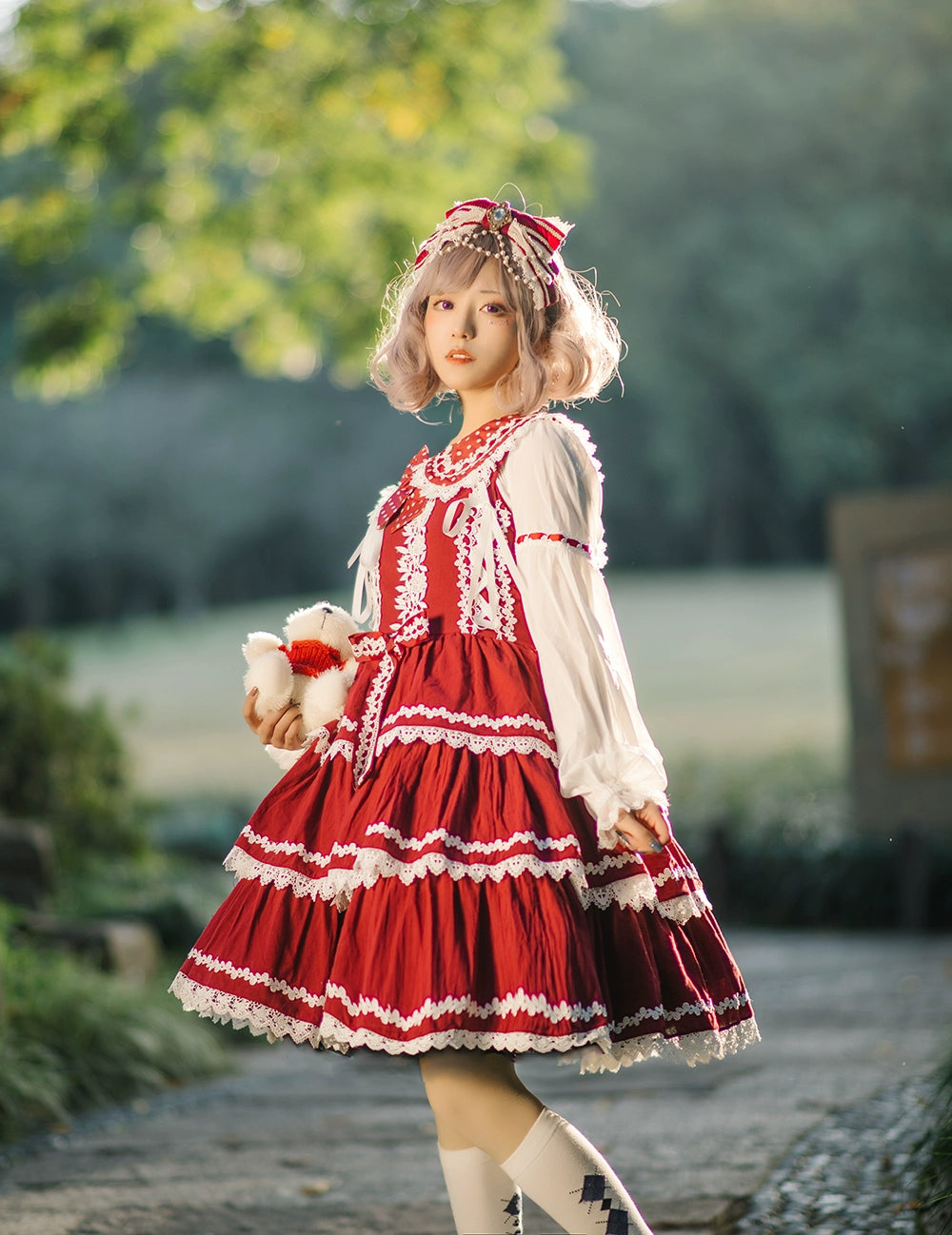 Infanta~Layered Skirt Autumn Lolita JSK   