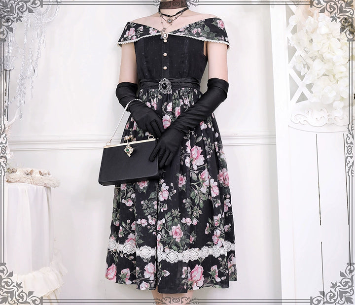 Miss Point~French Rose~Elegant Lolita JSK Dress 676:690740