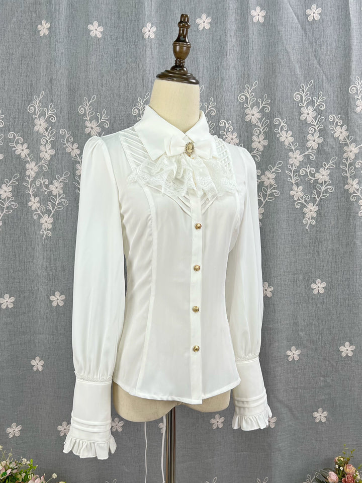 DMFS Lolita~Dreamland of Enchantmen~Classic Lolita Blouse with Jabot