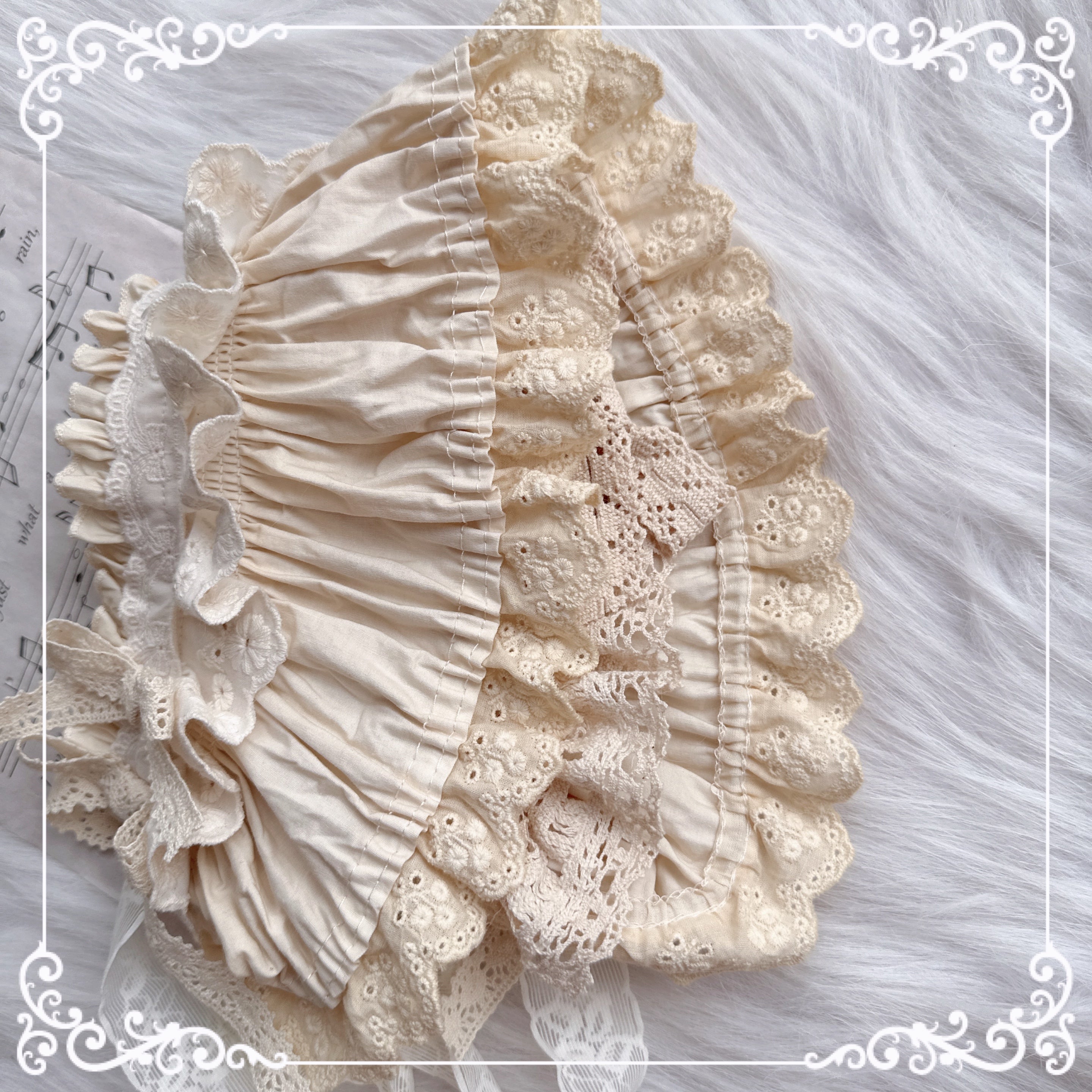 Chestnut Lolita~Lolita Kawaii Cotton BNT Hat 15782:217100