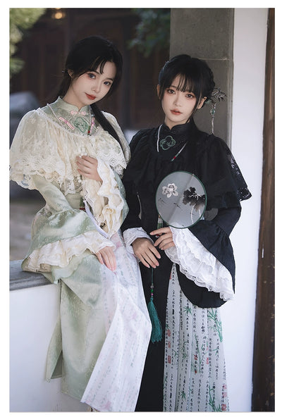 With PUJI~Love Poem~Classic Lolita Shawl 3-Color Versatile Spring Innerwear   