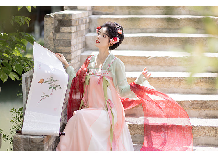 Chixia~Han Lolita Elegant Assorted Color Bust Length Skirt   