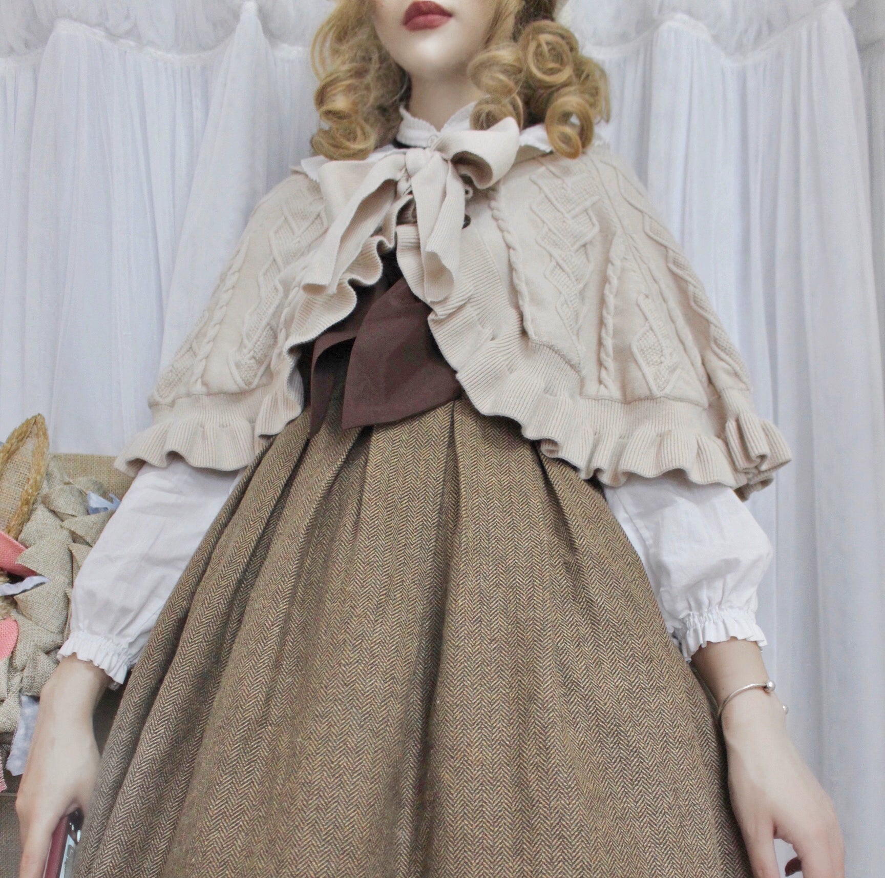 Sara Bell~Little Red Riding Hood~Sweet Lolita Thick Chirstmas Cloak 22398:318980