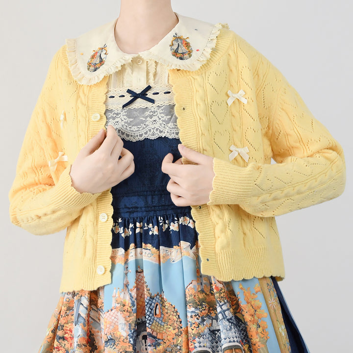 (BuyForMe) MIST~Hollow Out Long Sleeve Lolita Cardigan Multicolors 564:276912