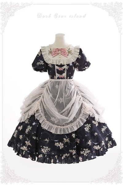Dark Star Island~Lily&Mountain Breeze~Lily Lolita Accessories BNT One size fits all Long - curtain gauzy skirt 