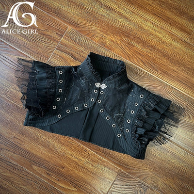 Alice Girl~Doll Mystery~Gothic Lolita Bolero Short Sleeve Short Coat S Black 