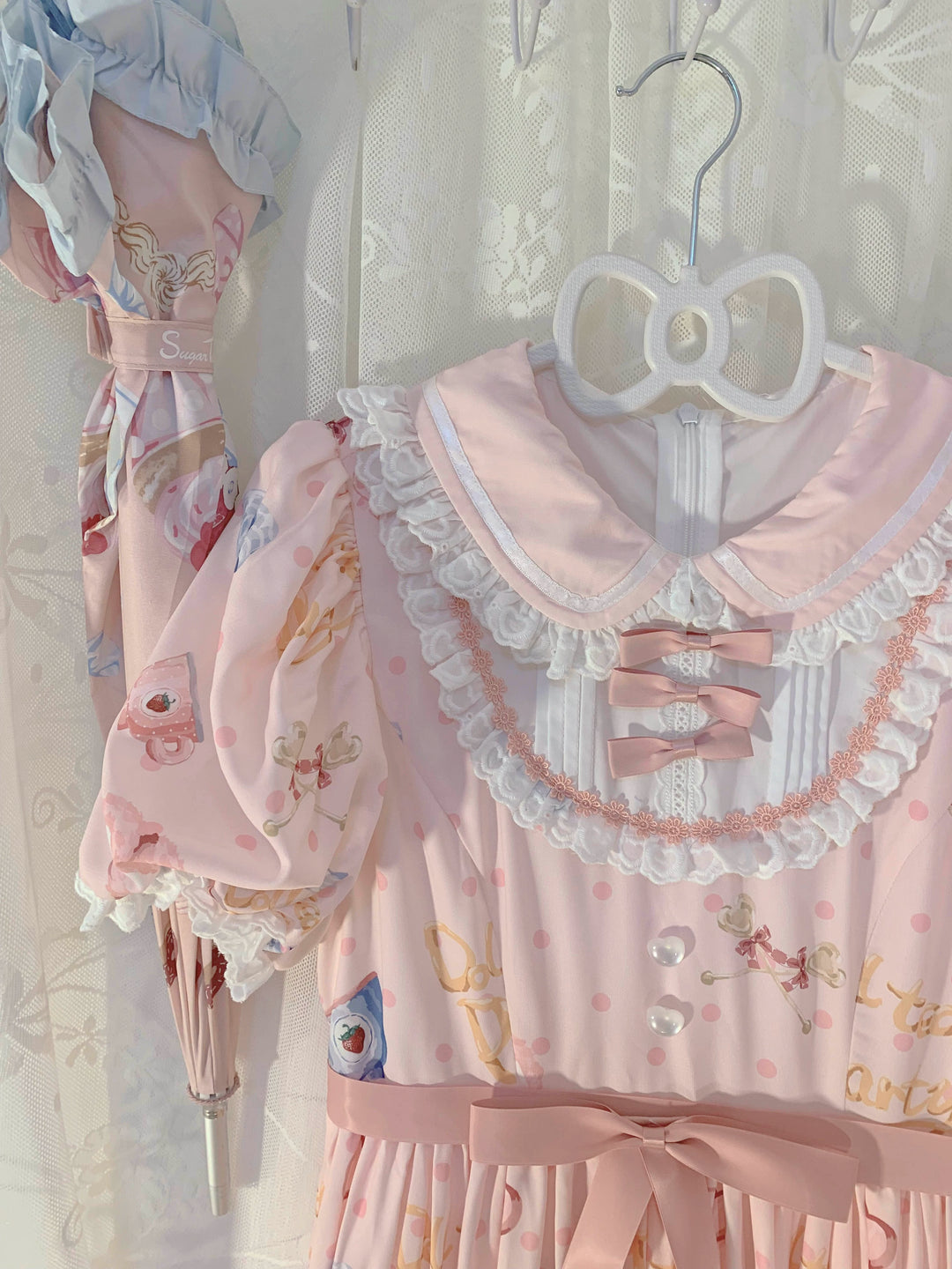 Doll tea party~Showa Rabbit~Kawaii Lolita Dress Summer Sweet Lolita OP JSK 37174:568410