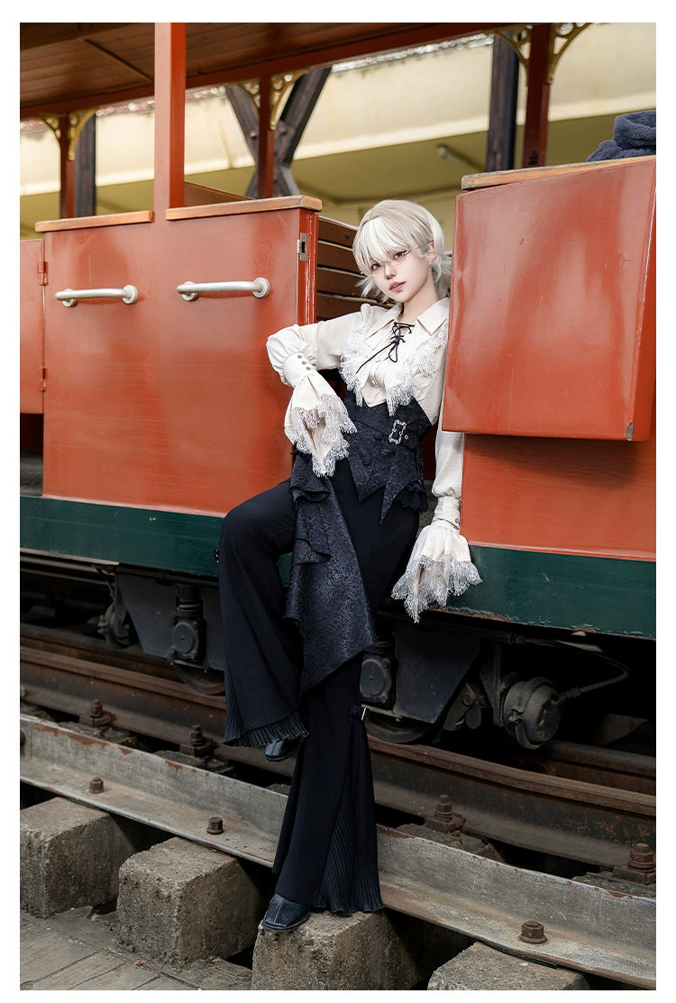 With PUJI - Hunter of Gold - Ouji Lolita Shorts/Pants Outfit Twins Set