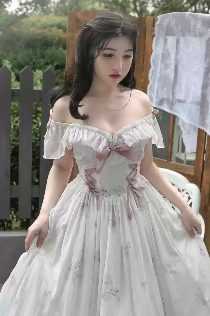 (Buyforme) Sweet Wood~Elegant Floral Sweet Lolita OP Corset Accessory (2XL 3XL L M S XL) 3804:704562