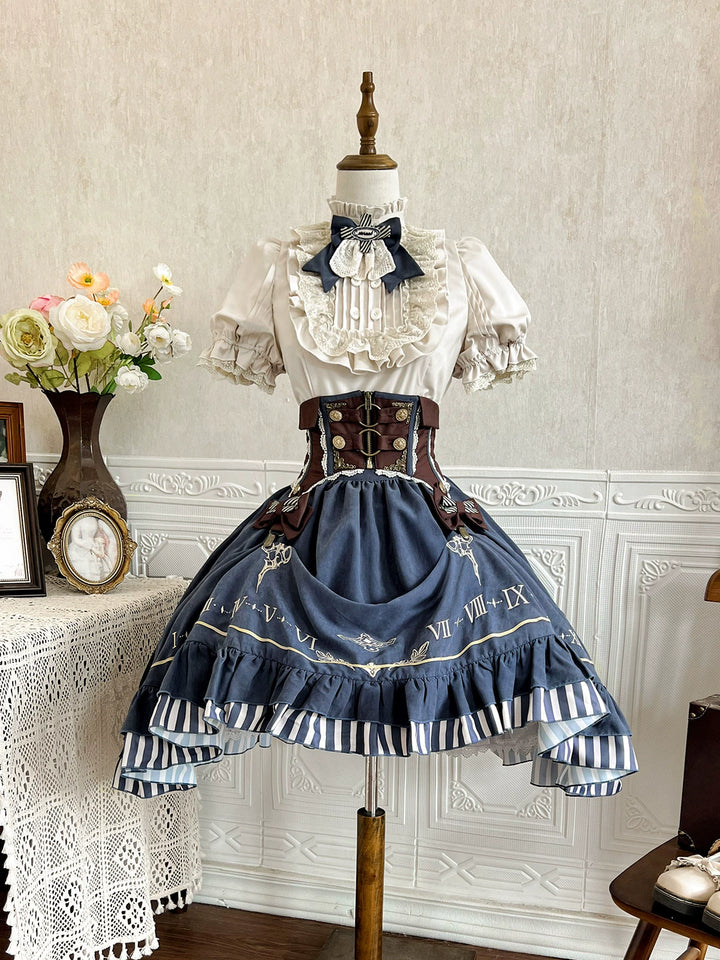 Cornfield Lolita~Gilded Pointer~Elegant Classic Lolita Skirt Suit Punk Lolita Style   