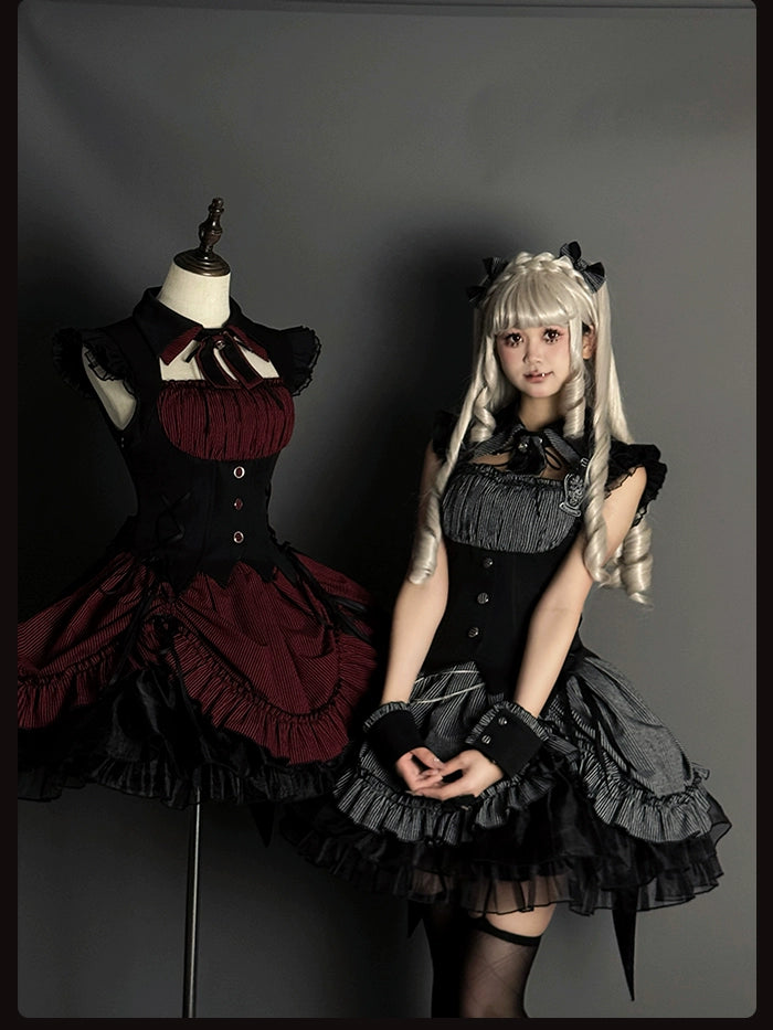 Alice Girl~Lolita Potion~Gothic Lolita JSK Halloween Sleeveless Lolita Dress   