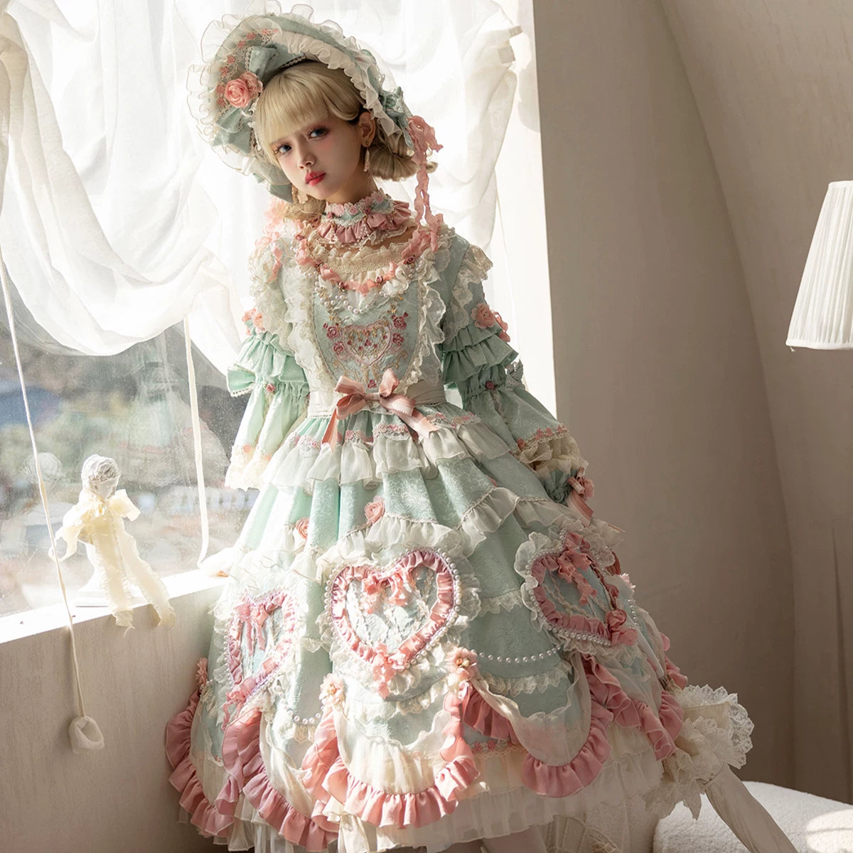 Antique Cake - Vintage Lolita Accessories, Flower Accent 44487:810258