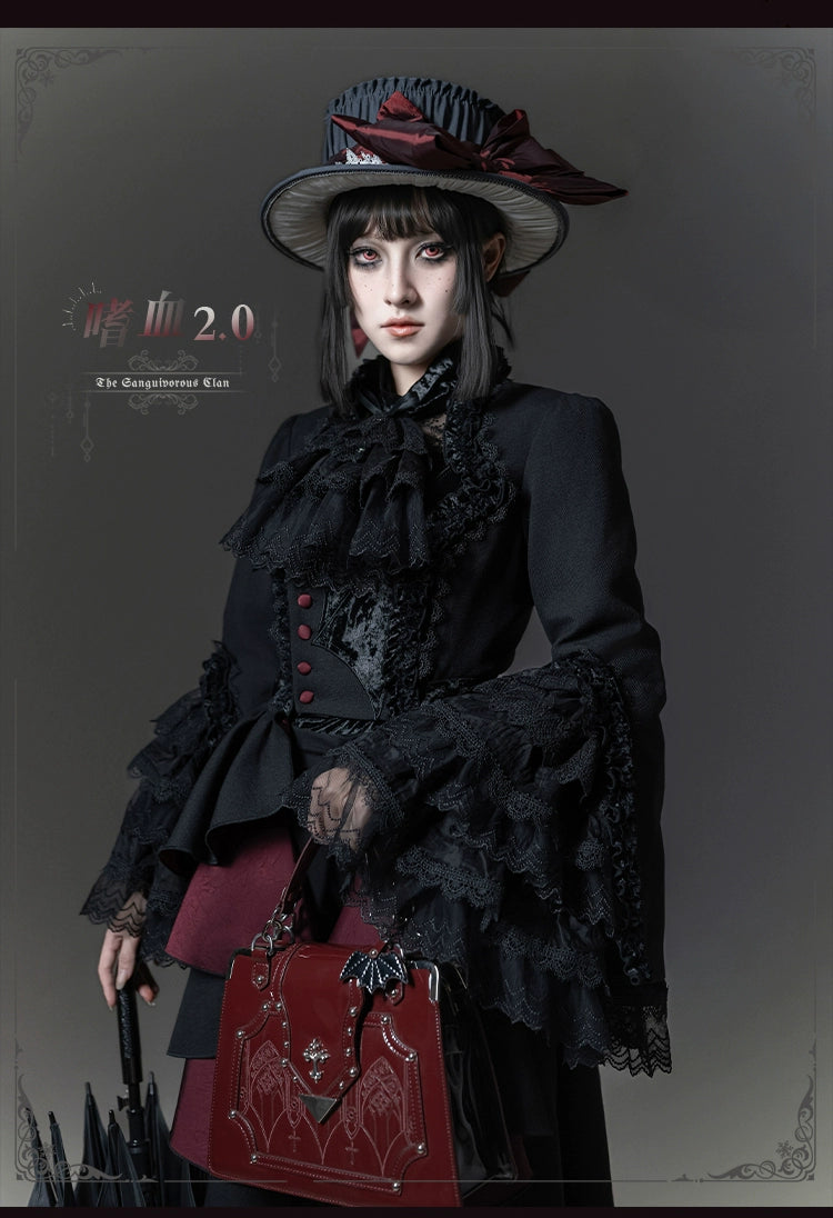 TALEBRINGER - The Sanguivorous Clan 2.0 - Gothic Lolita Coat, Blouse & SK 44090:794626