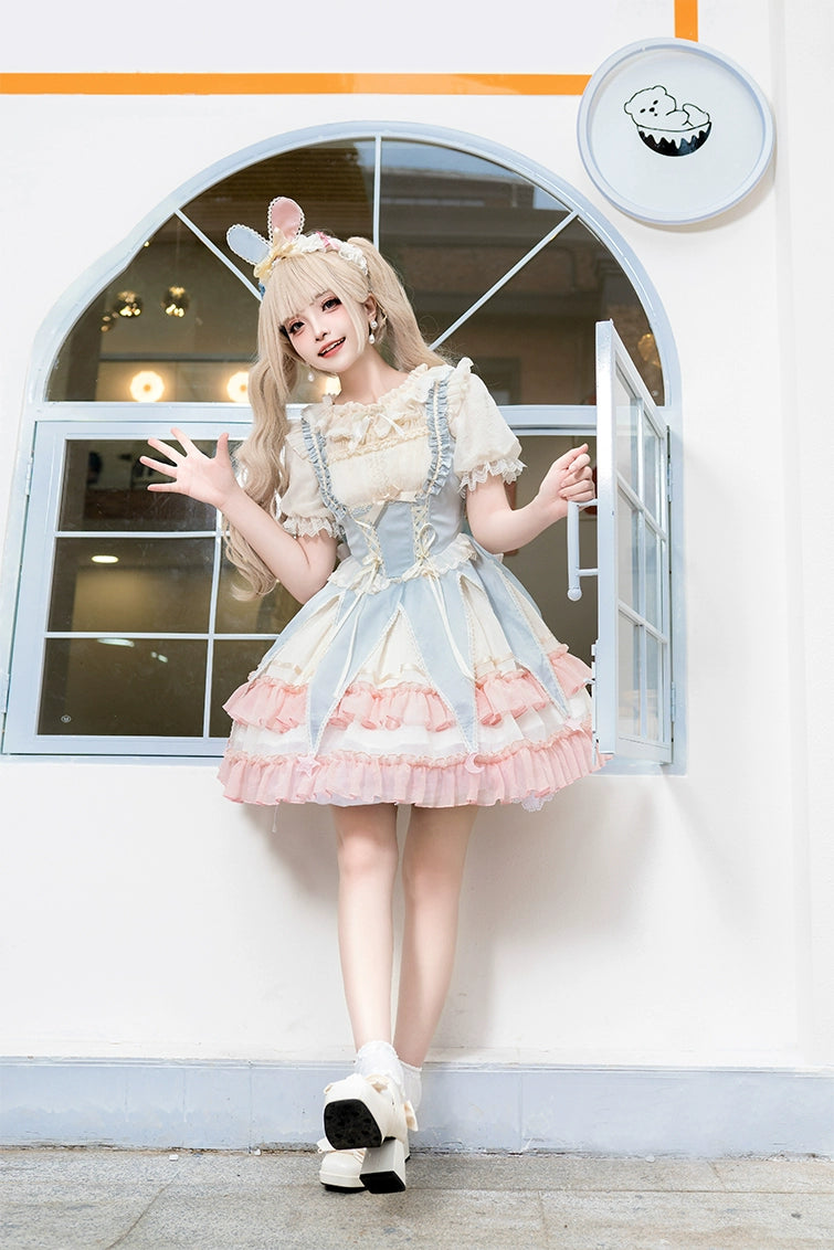 ZhiJinYuan~Circus Troup~Sweet Lolita JSK Dress Circus Theme Lolita Dress   