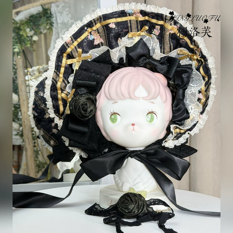 YingLuoFu - Doll Fantasy Box - Sweet Lolita JSK Dress & Tulle Blouse Set 44261:801531
