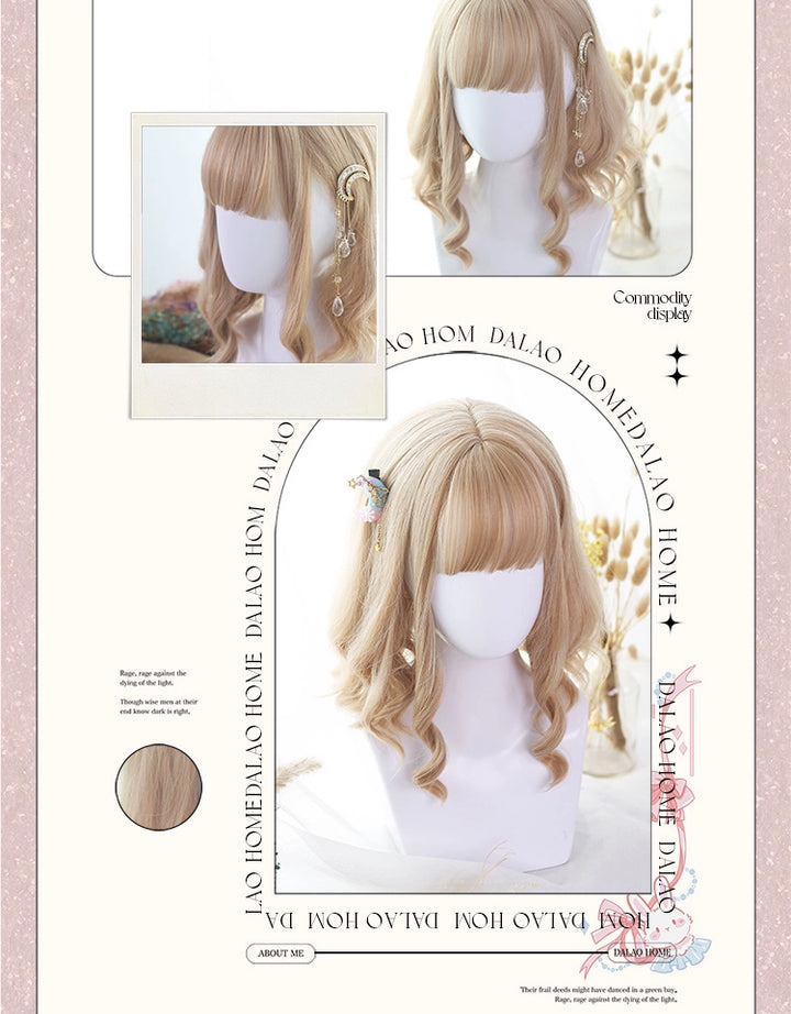 Dalao Home~Elra~Short Lolita Wig Roman Curl Hair   