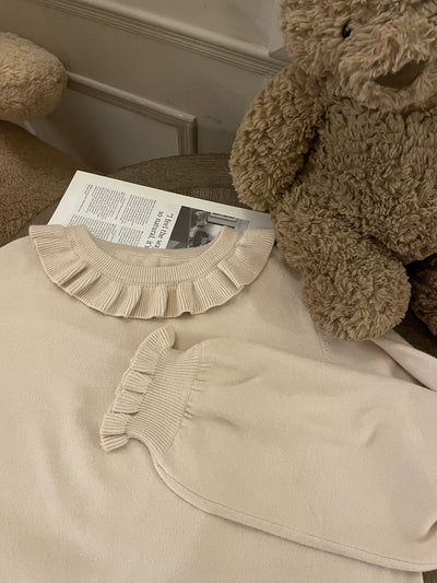 (BFM)HardCandy~Plus Size Lolita Long Sleeve Sweater Daily Lolita Knitwear XL apricot 