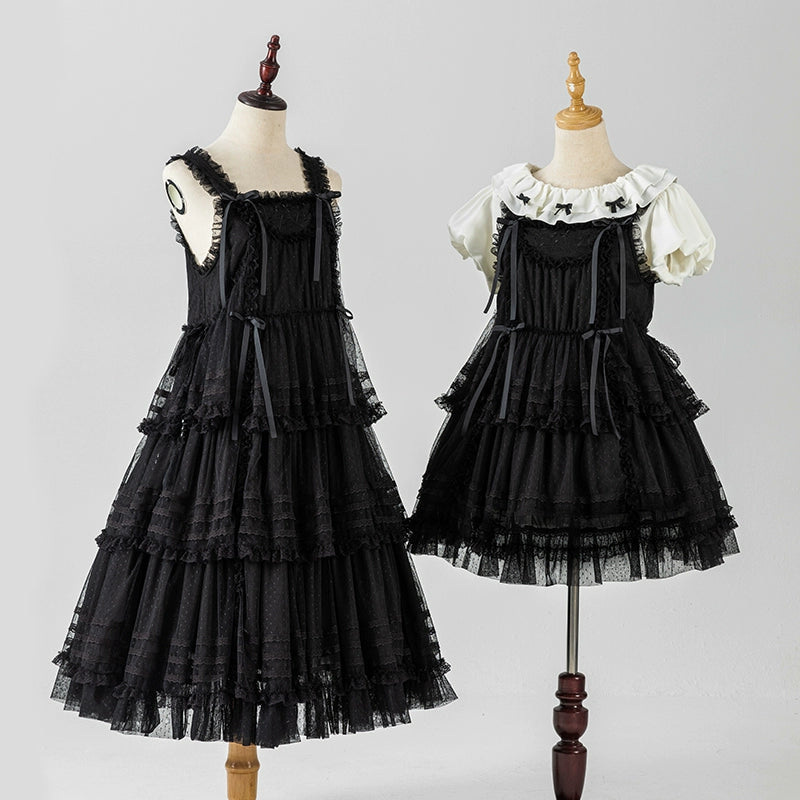 Polyhymnia - Secret Forest - Classic Lolita JSK Dress Multi-layered Dress Summer Gauze Dress