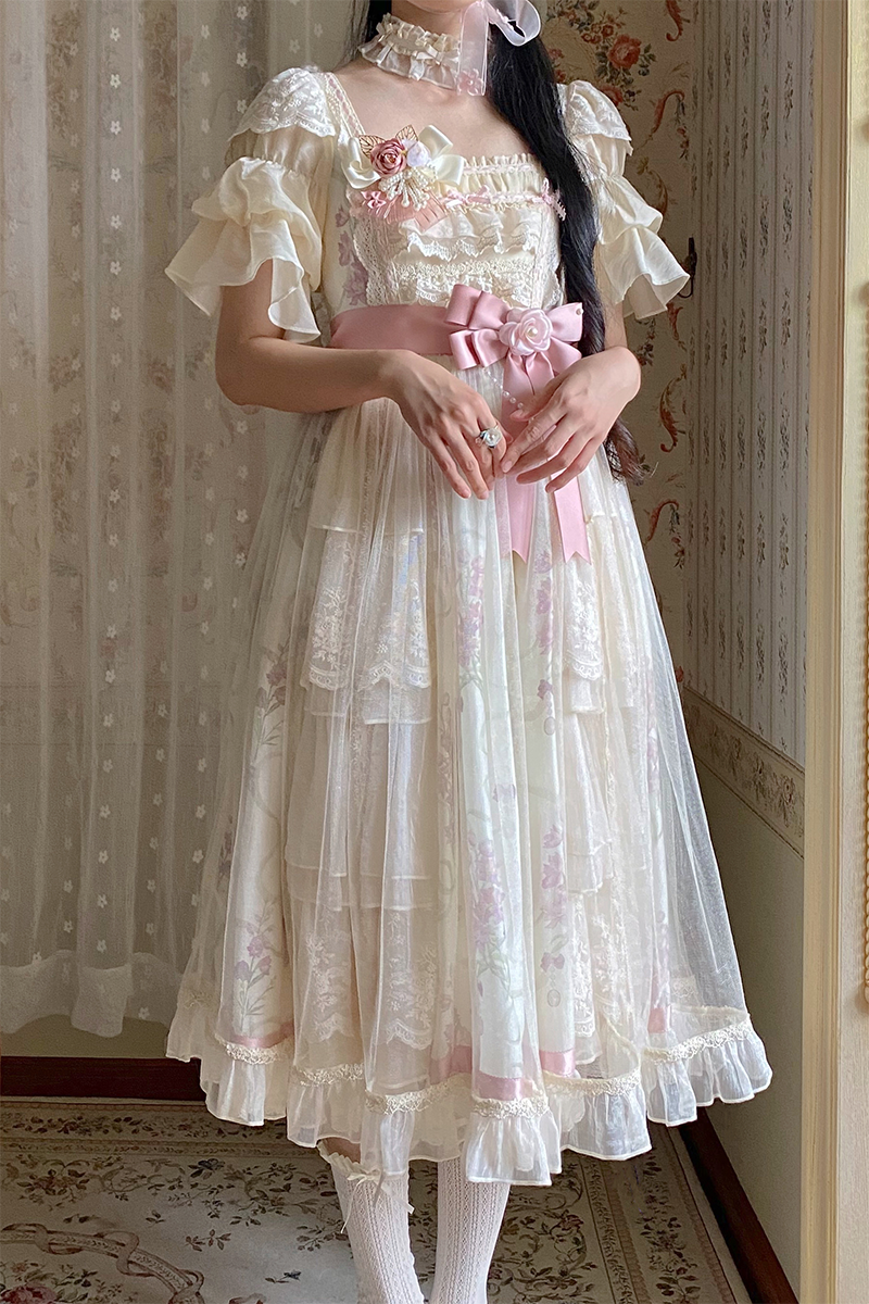 NanShengGe~Old Dream~Elegant Lolita OP Plus Size Dress   