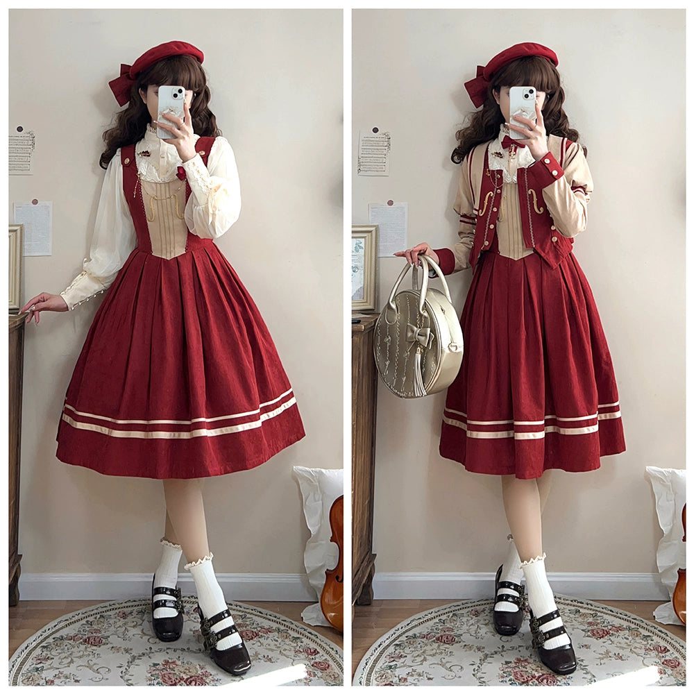 (BFM)Miss Point~Customized Lolita Jumper Dress~Elegant College Lolita JSK 32198:377336