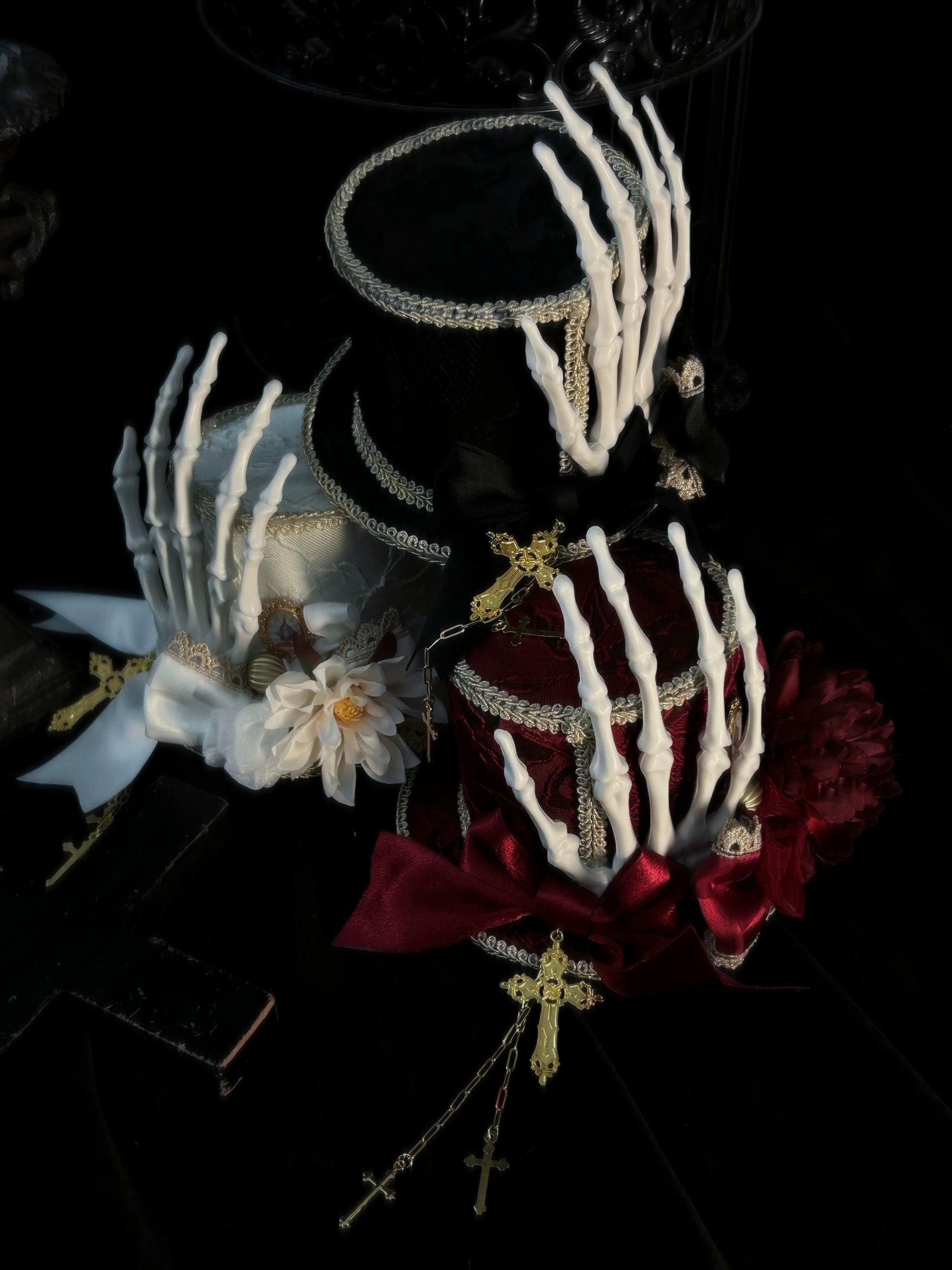 Genesis and Armageddon - Gothic Lolita Accessory, Skeleton Hand Decoration 44738:821289