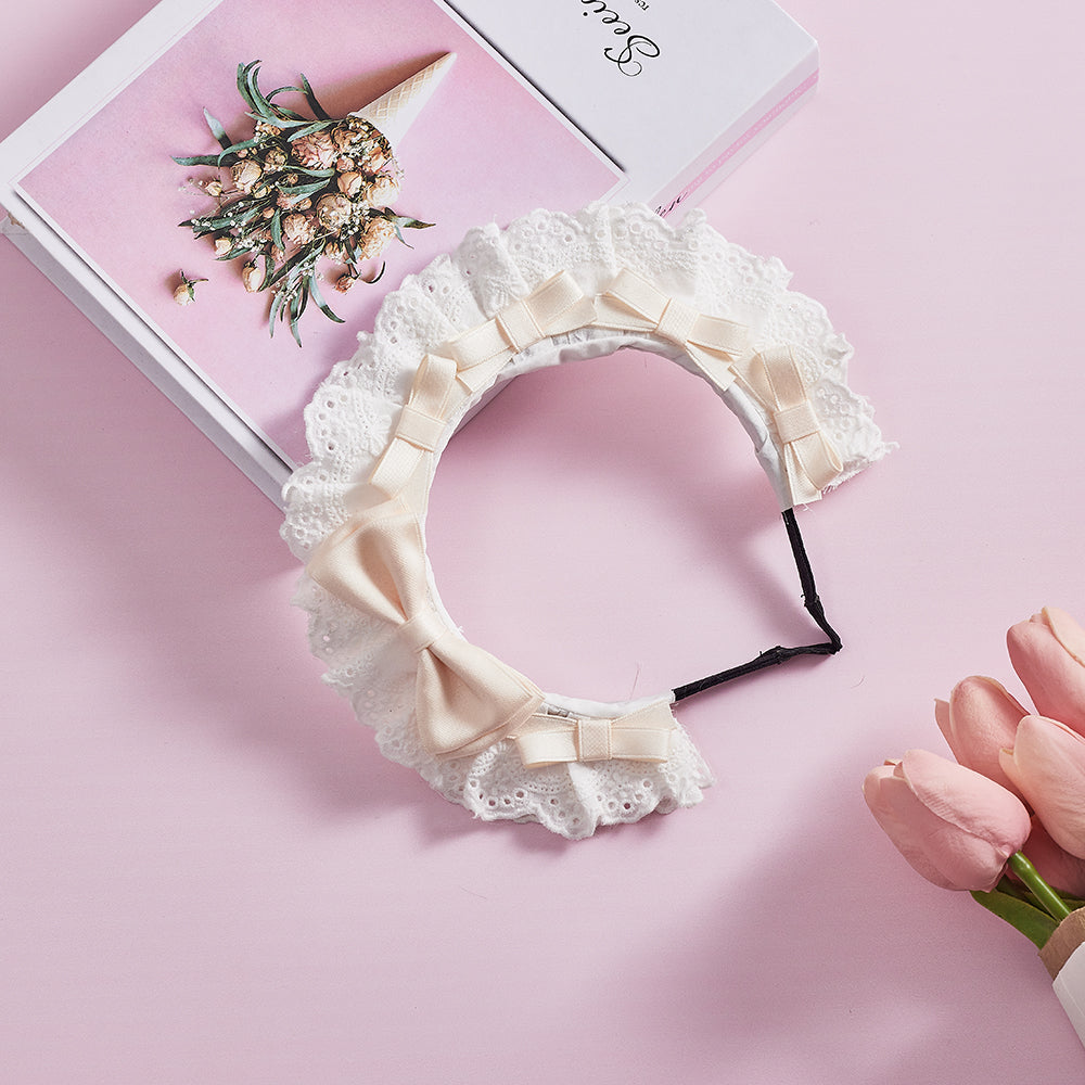 Sugar Time - Kawaii Lolita Lace KC Multicolor a milky white KC