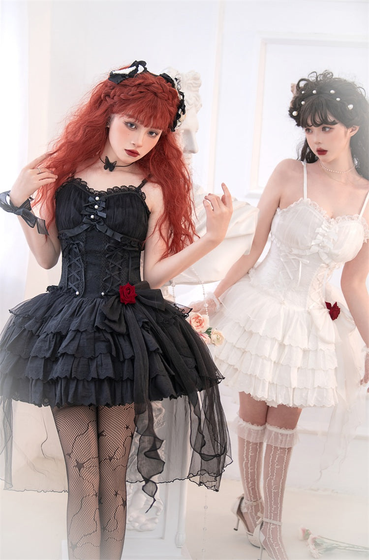 Unknown Star little Rose summer Casual Lolita Fashion Dress Sexy Jsk 42Lolita