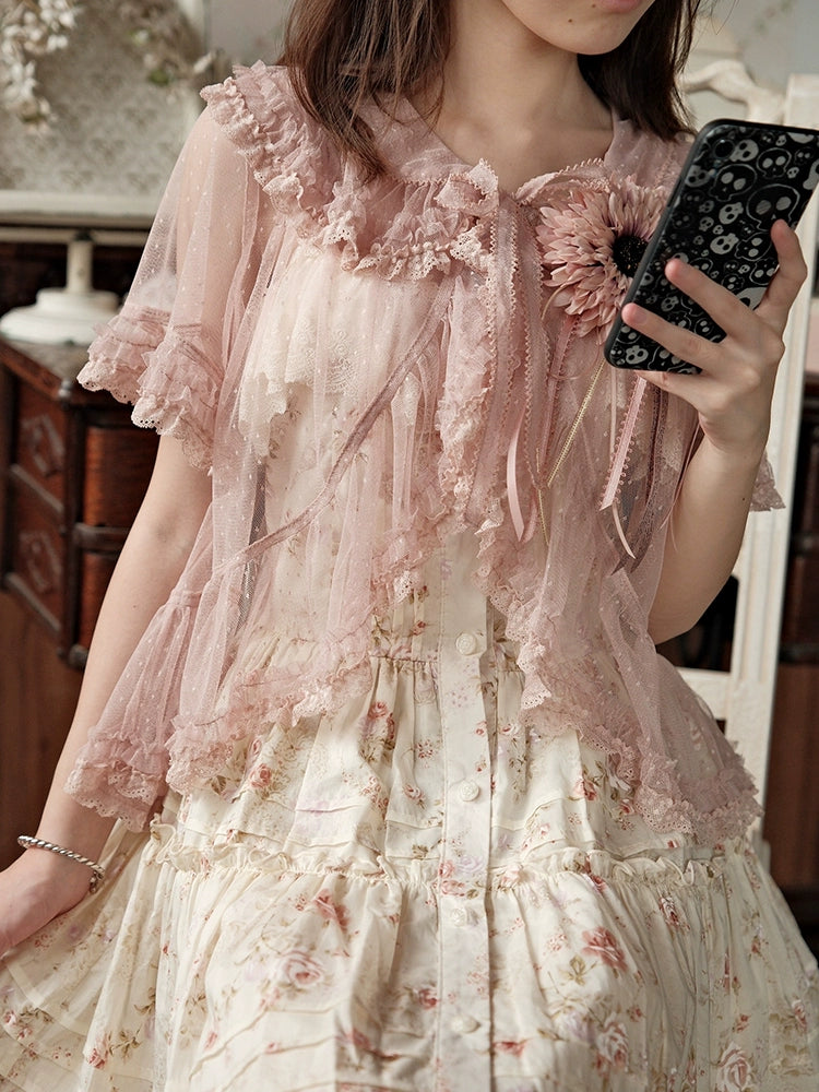 Sweet Dreamer~Yiyi~Classic Lolita Bolero Long Sleeve Tulle Outerwear