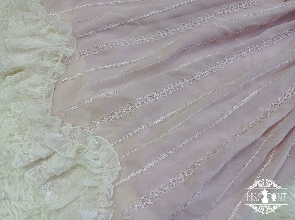 Miss Point~Tulip~Classic Lolita OP Dress Short Sleeve Dress Multicolors 19622:405306