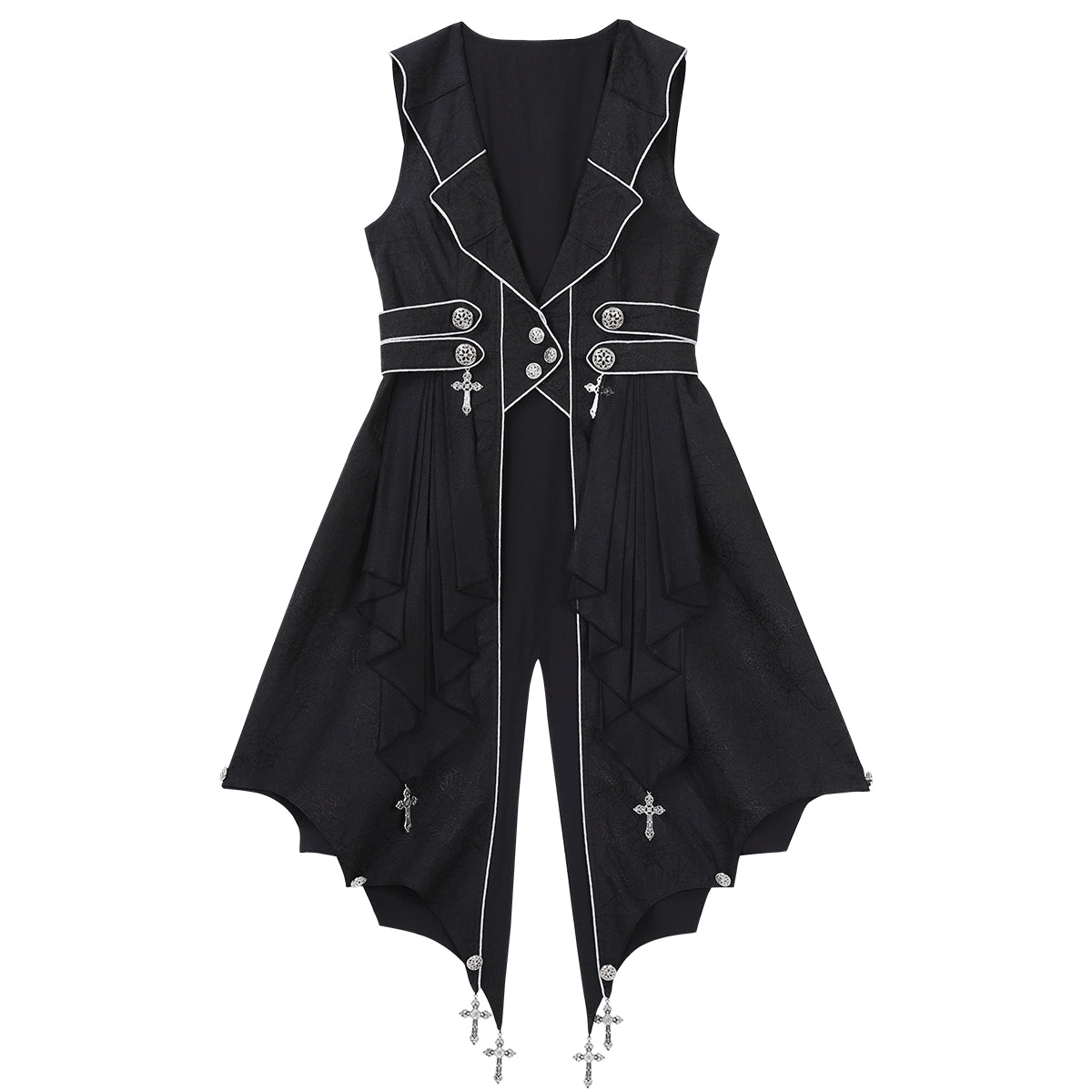 Your Princess - Knight's Code - Jacquard Ouji Fashion Vest Set, Detachable Jabot 44350:805316