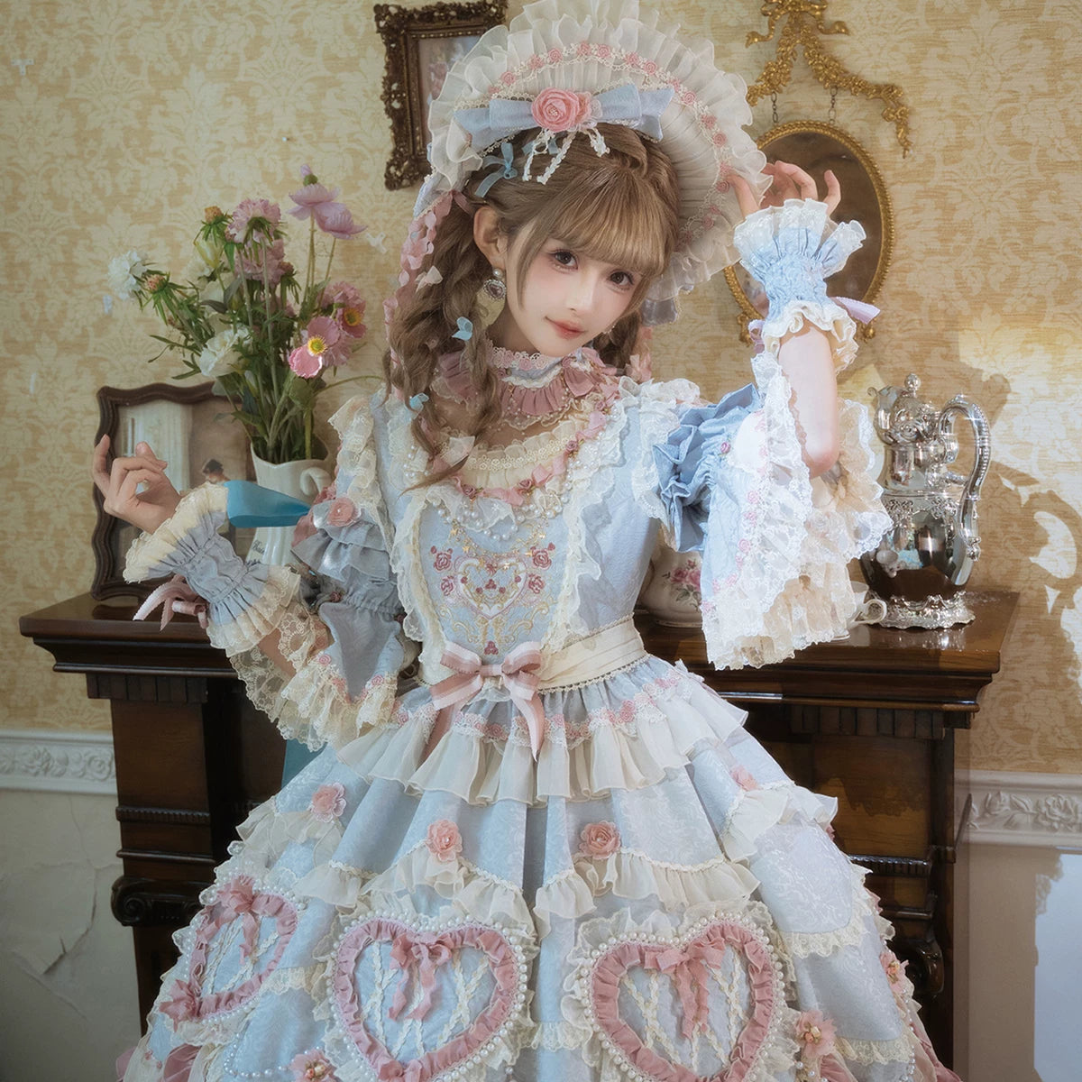 Antique Cake - Vintage Lolita Accessories, Flower Accent 44487:810230