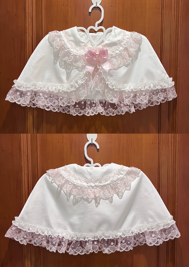 Sugar Girl~Love Overture~Sweet Lolita JSK Suit Tiered Ruffles Skirt (L M S) 40624:685338