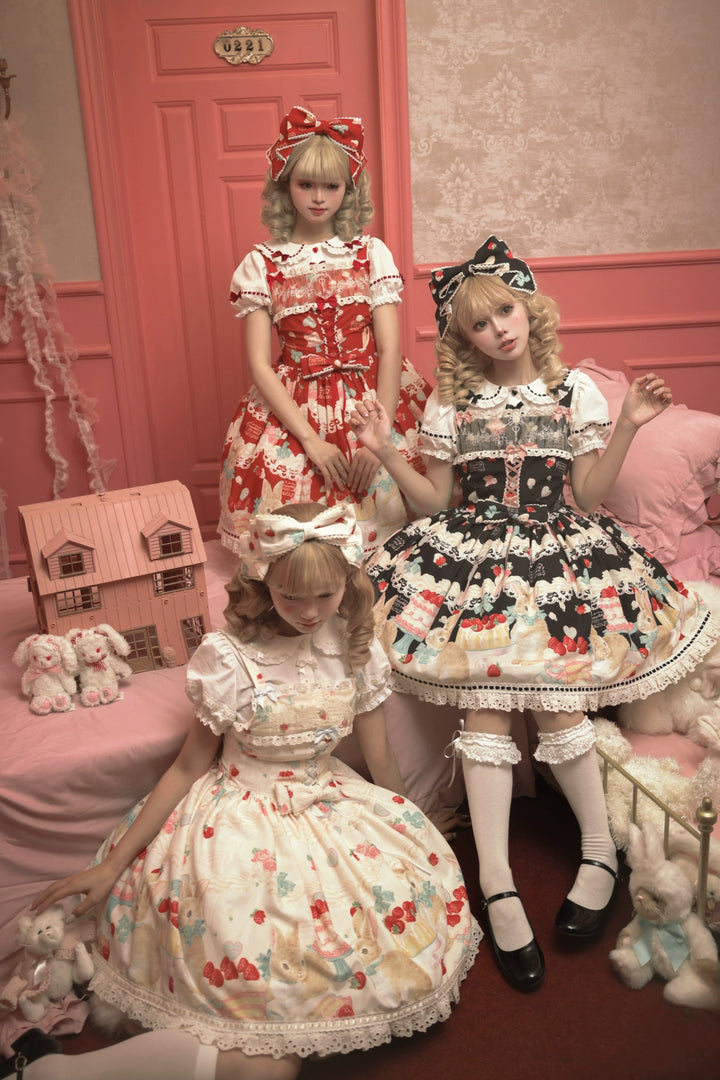 Dark Star Island~Honey Bunny Cake~Sweet Lolita JSK/OP/Strap SK/Shirt 39864:638808