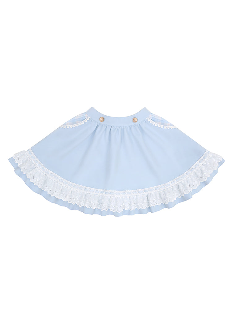 (Buyforme)To Alice~Rabbit Autumn/Winter Coat+Skirt Set light blue skirt- size 0  