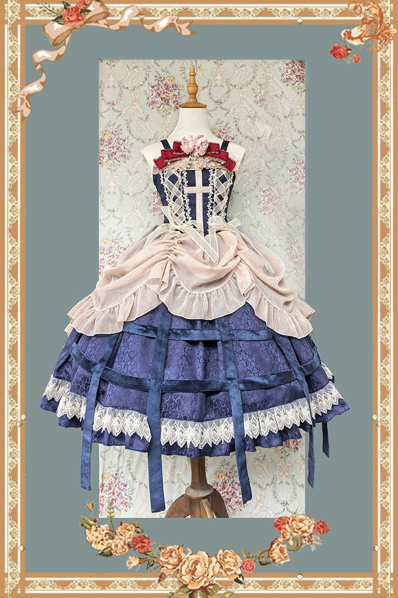 Infanta - Lilith's Cage - Gothic Lolita JSK Dress & Blouse 44055:793775