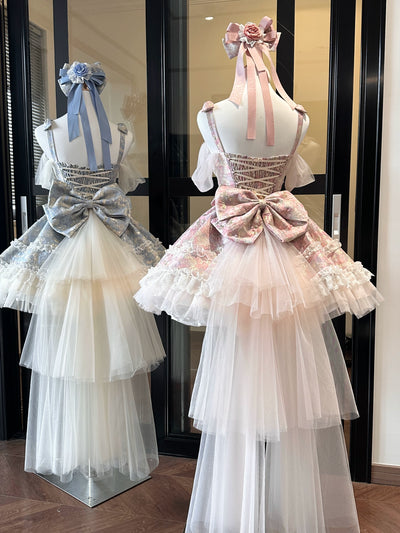 Platycodon House~Sweet Lolita JSK Dress Jacquard Dress for Summer Spring   