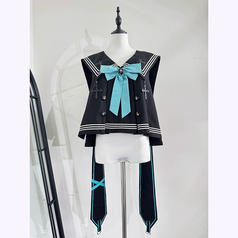 LizBird~Wizard's Guide~Ouji Lolita Suit Prince Lolita Shorts and Vest Vest Size - S