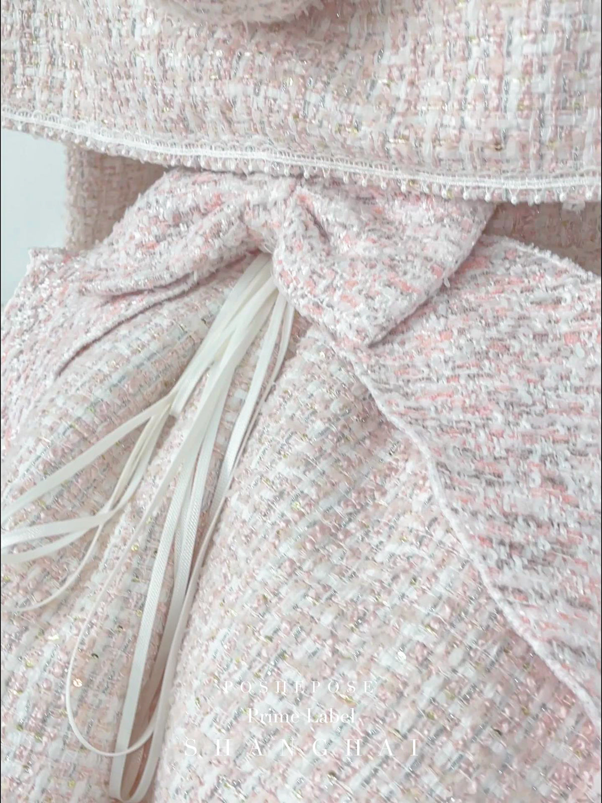 (BFM)POSHEPOSE~Sweet Lolita JSK Dress Summer Sleeveless Dress XS Pink bow, not sold separately 