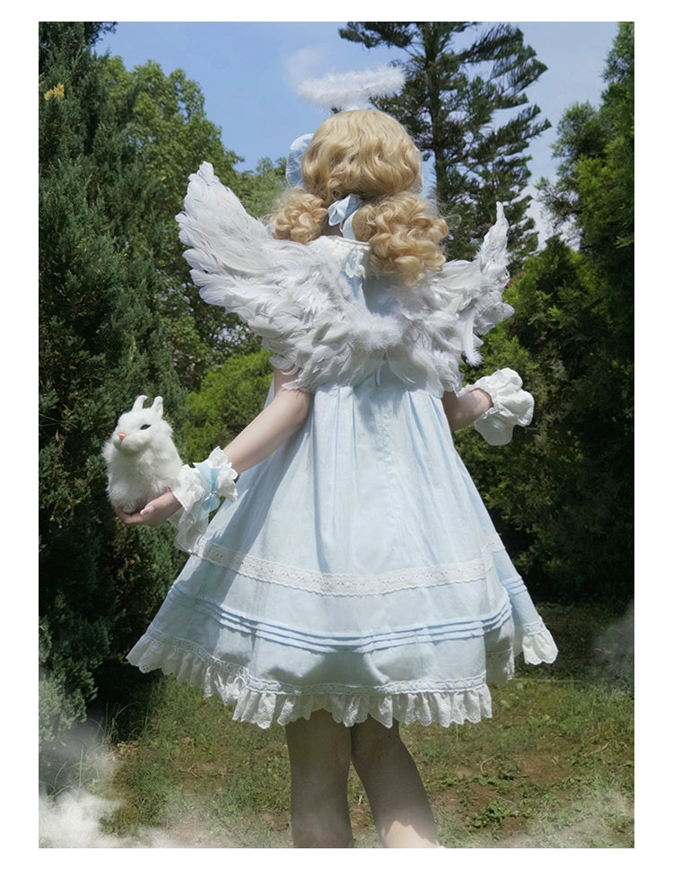 Spireme Cat~Roaming Adventure~Sweet Lolita OP Dress Cute BNT Cuffs   