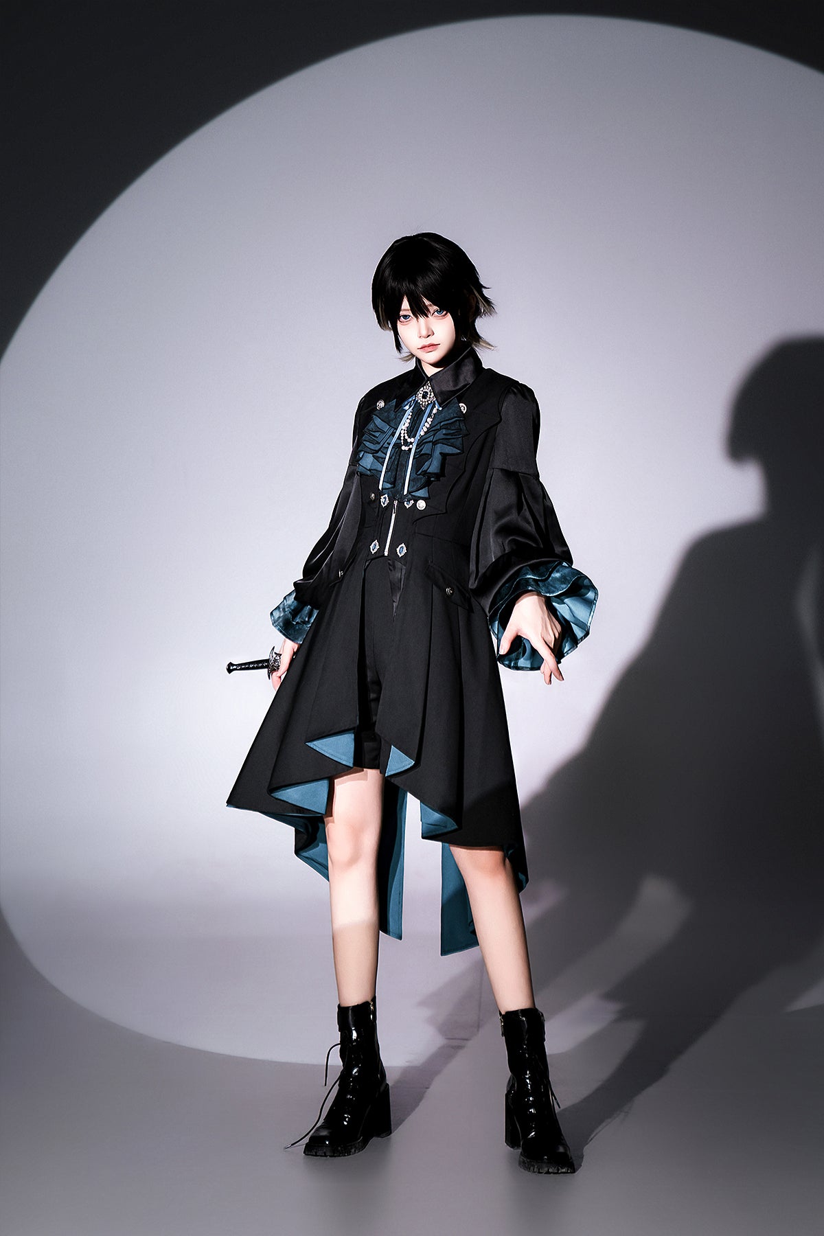 Designer's Gift - Mystique Melody - Ouji Lolita Shorts, Prince Long Vest 42738:751311