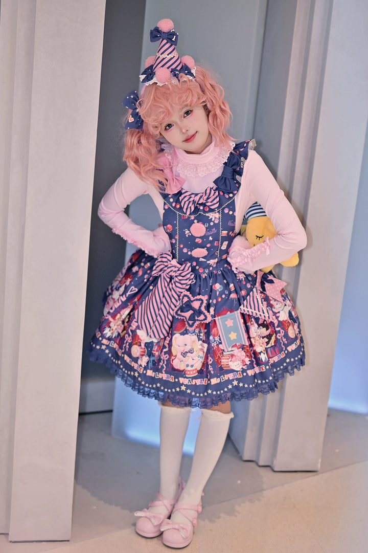 Vcastle~IP Collab Sweet Lolita Salopette and SK 40848:681948