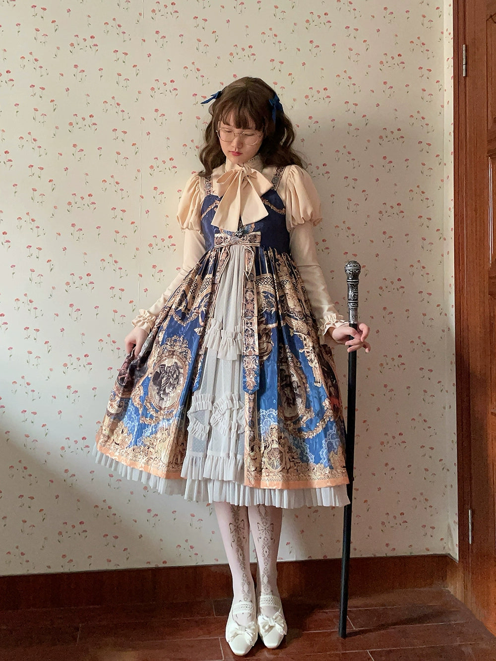 Miss Point - Classical Chocolate - Classic Lolita Blouse Customized Reteo Lolita Shirt 40840:679330