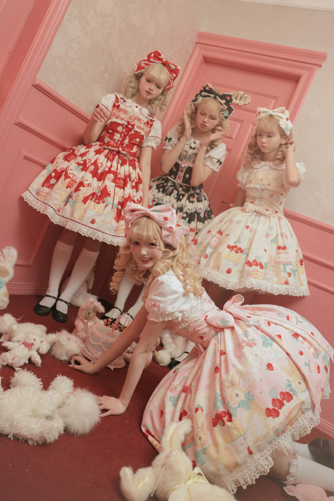 Dark Star Island~Honey Bunny Cake~Sweet Lolita JSK/OP/Strap SK/Shirt 39864:638924