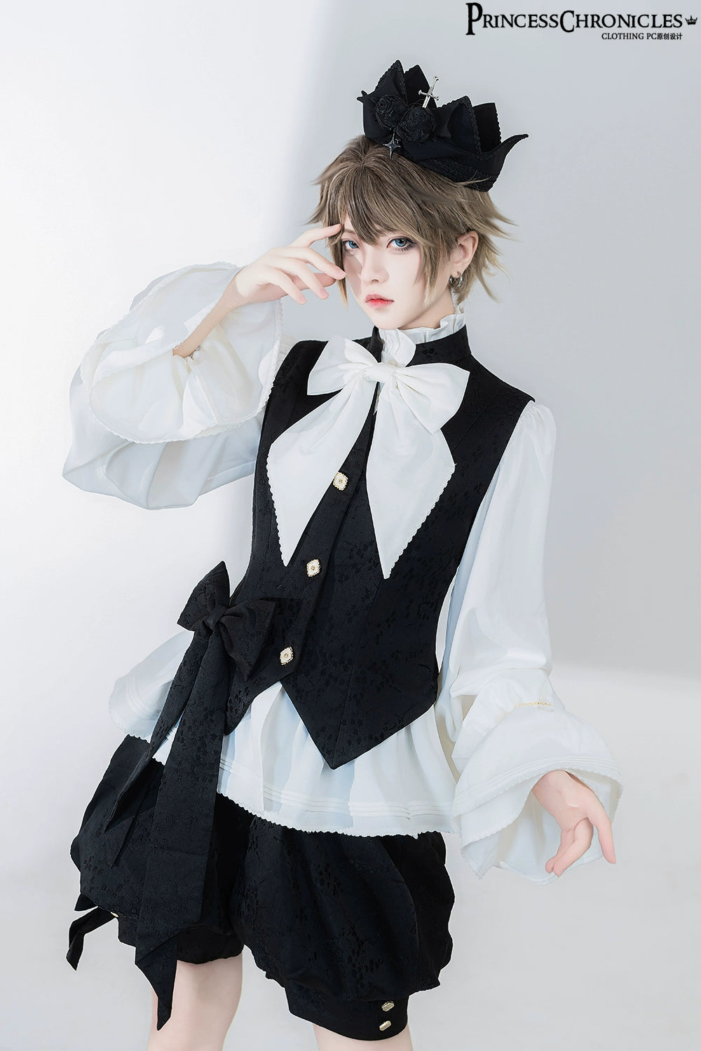 Princess Chronicles - Rabbit Hunt 2.0 - Ouji Lolita Retro Cool Prince Shirt