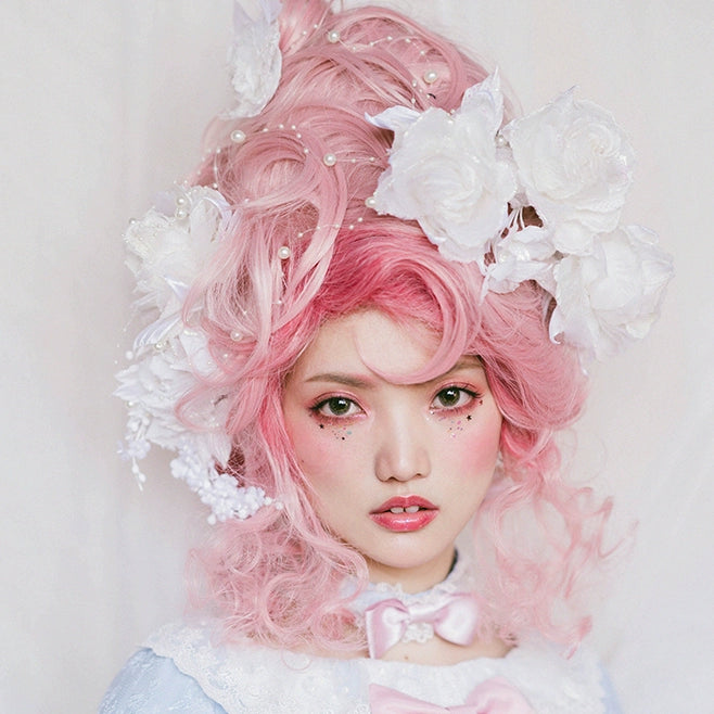 (BFM)Vanyar~Luxury French Lolita Wig Rococo High-Volume Wig Sweety dream (No Bangs) Free size 