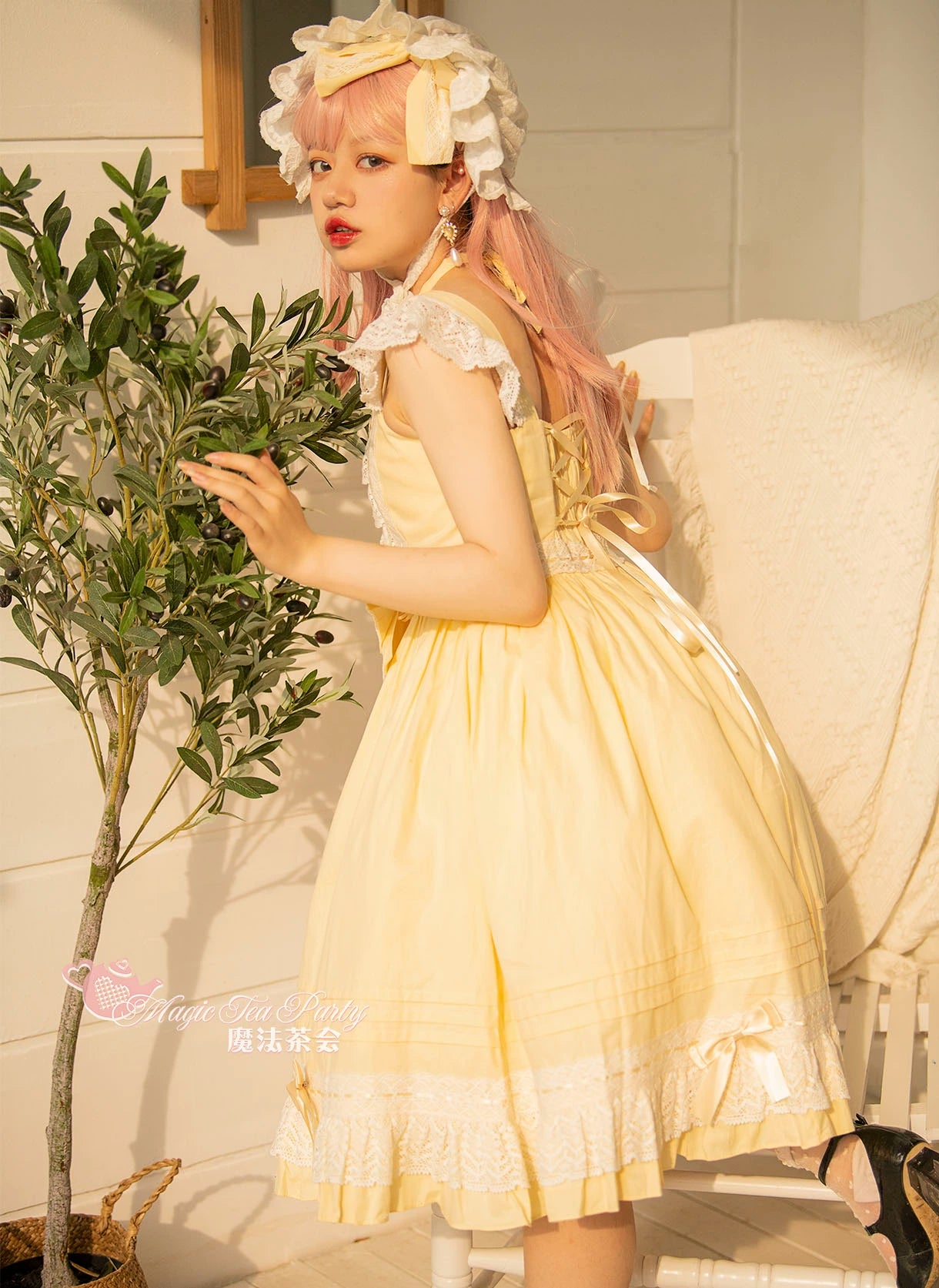 Magic Tea Party~Cute Lolita Jumper Dress Multicolors JSK 33726:434040