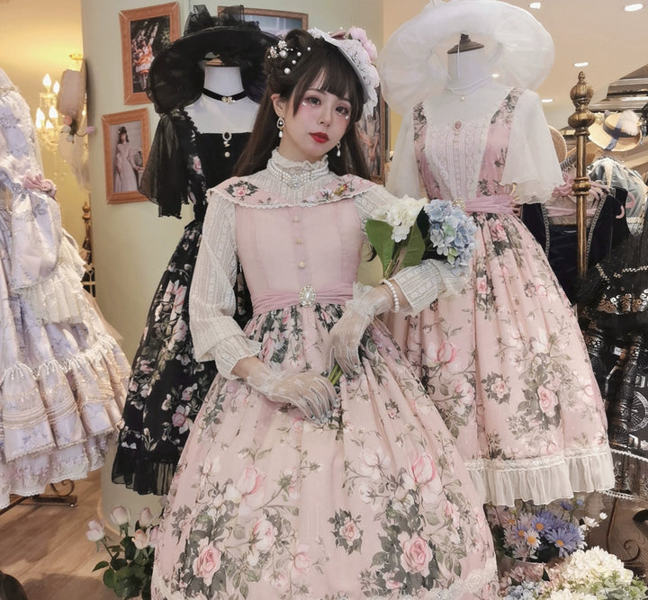 Miss Point~French Rose~Elegant Lolita JSK Dress